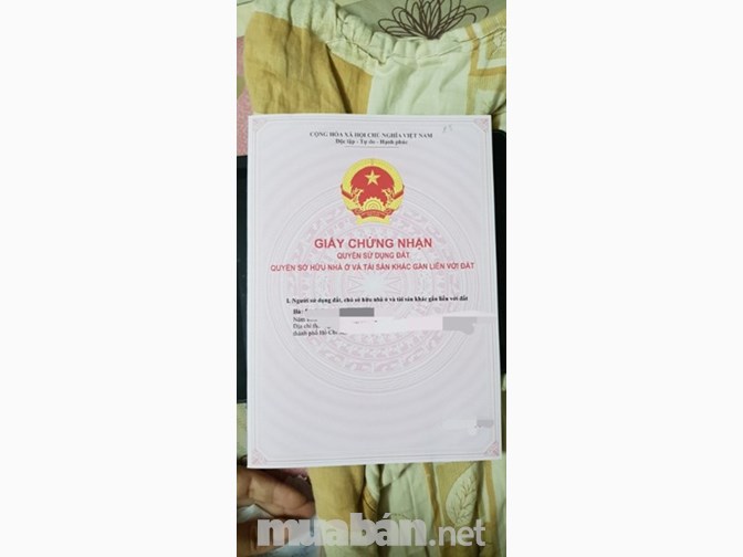 Cần Bán đất thổ cư có sổ hồng .