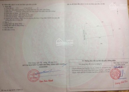 Chính chủ cần bán đất ở Phường 10, đường Ấp Bắc, TP Mỹ Tho, liên hệ 0939038566