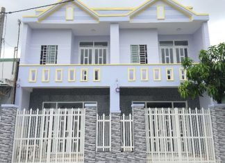 Nhà mặt tiền 1 trệt 1 lầu 75m2, xã Đạo Thạnh Mỹ Tho Tiền Giang