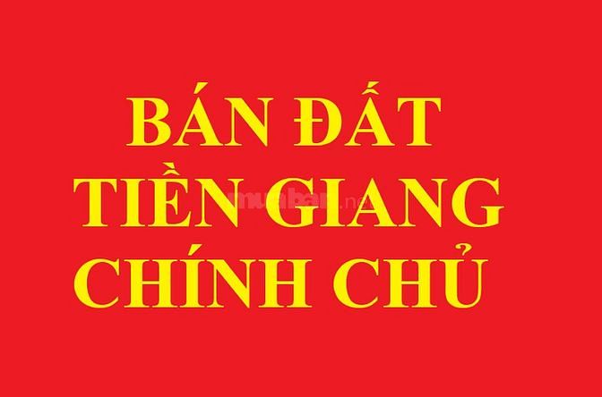 Bán đất nhà ấp 3A, xã Đạo Thạnh, Mỹ Tho, Tiền Giang, 2 mặt tiền