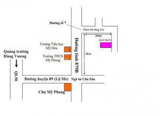 Đất nền 155m2, thổ cư 100m2, đường công cộng, Xã Mỹ Phong, TP.Mỹ Tho,