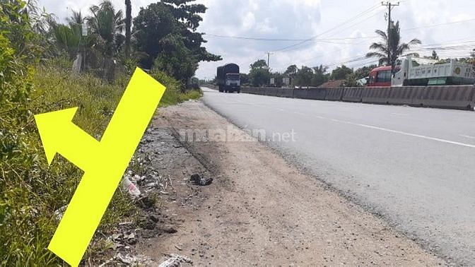 Đất mặt tiền QL1A gần chợ giá rẻ