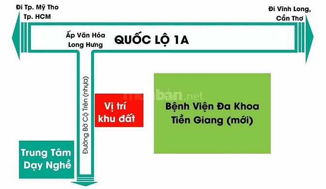 Đất nền ấp long hưng xã phước thạnh