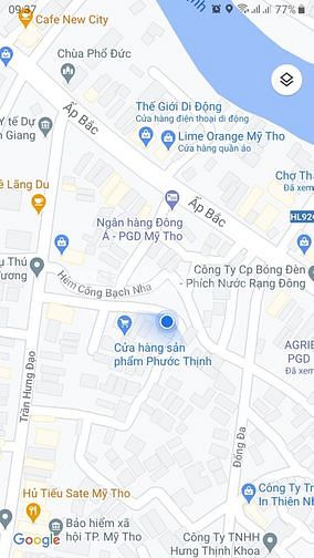 Bán nhà p4, trung tâm Mỹ Tho, do kẹt tiền
