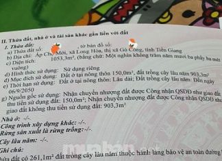 Hàng hót lô đất 3 mặt tiền, dt 1053m2, giá 3 tỷ