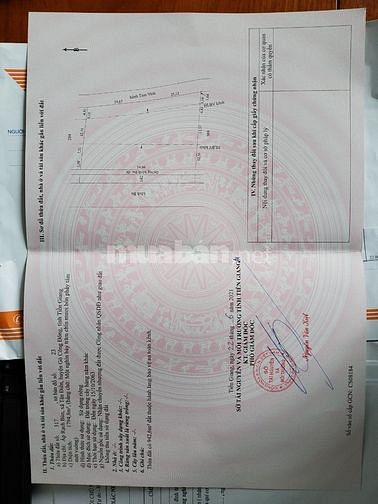 Bán đất mặt tiền đường đá bi 6m. Tiền Giang,220tr