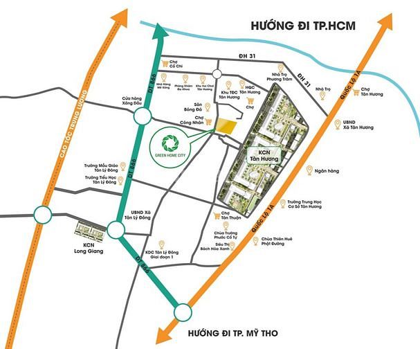 Đất nền dự án KDC TÂN HƯƠNG giá rẻ ngay sát KCN Tân Hương